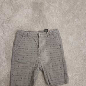 Zara Gray Patterned Boys Shorts NWT
